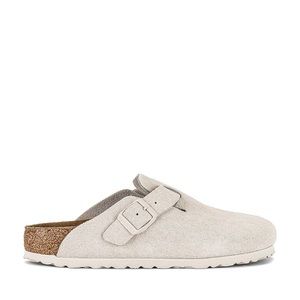 Birkenstocks - Boston, Modern Suede - Antique White, 38